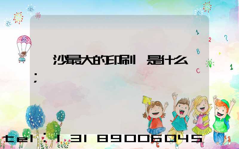 長沙最大的印刷廠是什么廠