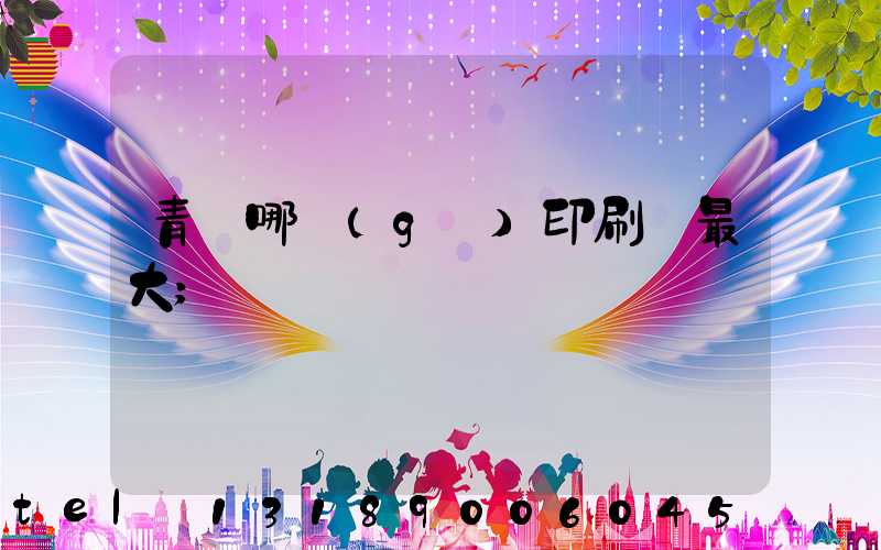 青島哪個(gè)印刷廠最大
